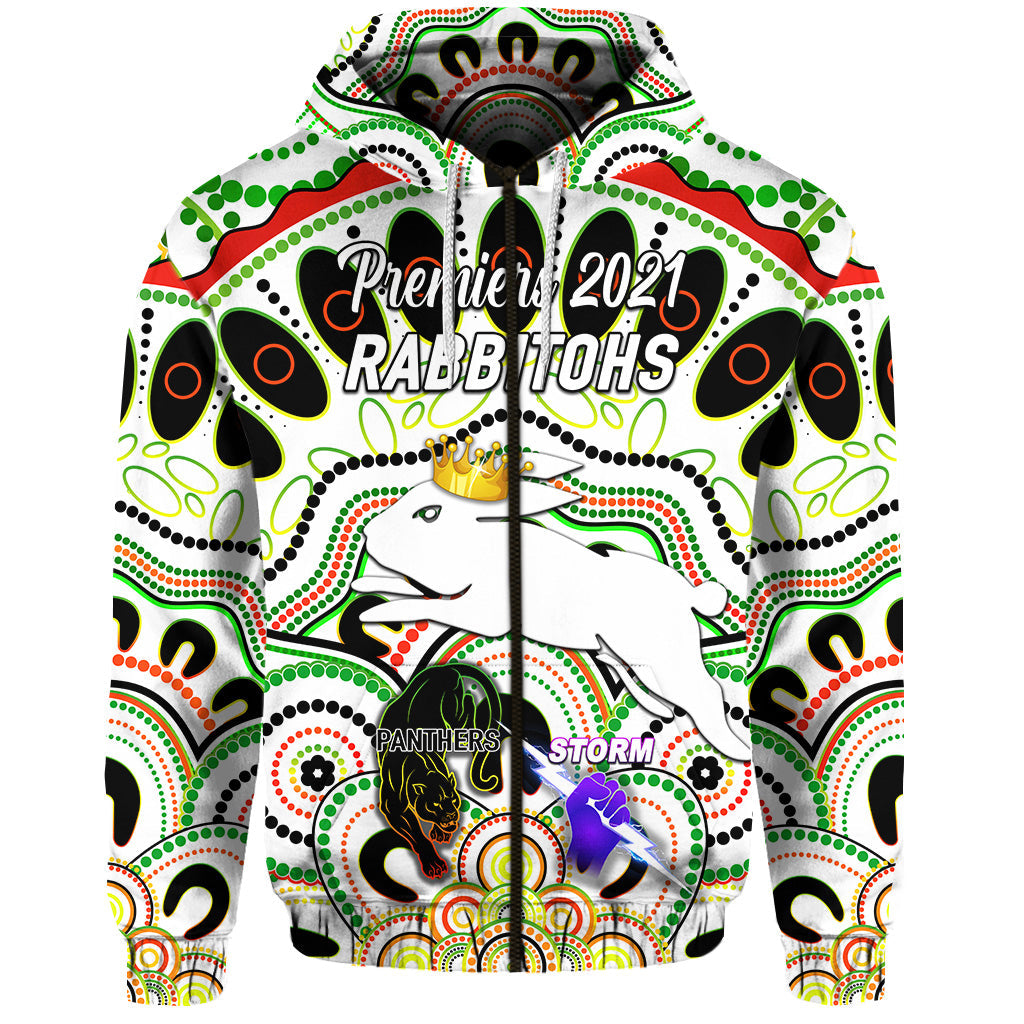 south-sydney-rabbitohs-zip-hoodie-2021-indigenous-premiers-the-king-white