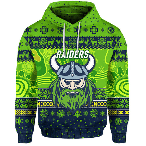custom-personalised-canberra-raiders-hoodie-christmas-simple-style-navy-green