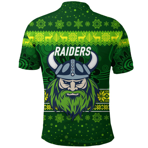 canberra-raiders-polo-shirt-christmas-simple-style-dark-green