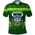 custom-personalised-canberra-raiders-polo-shirt-christmas-simple-style-dark-green
