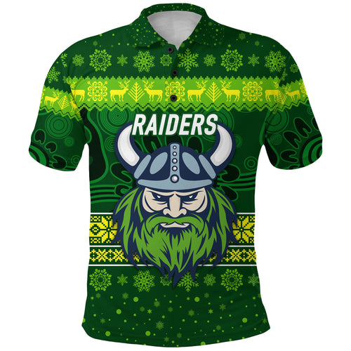 canberra-raiders-polo-shirt-christmas-simple-style-dark-green