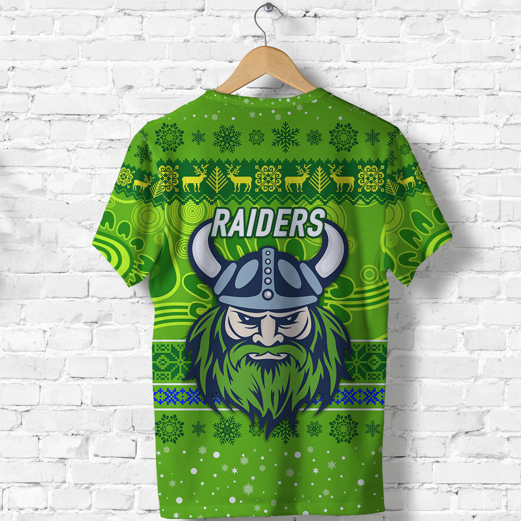 canberra-raiders-t-shirt-christmas-simple-style-green