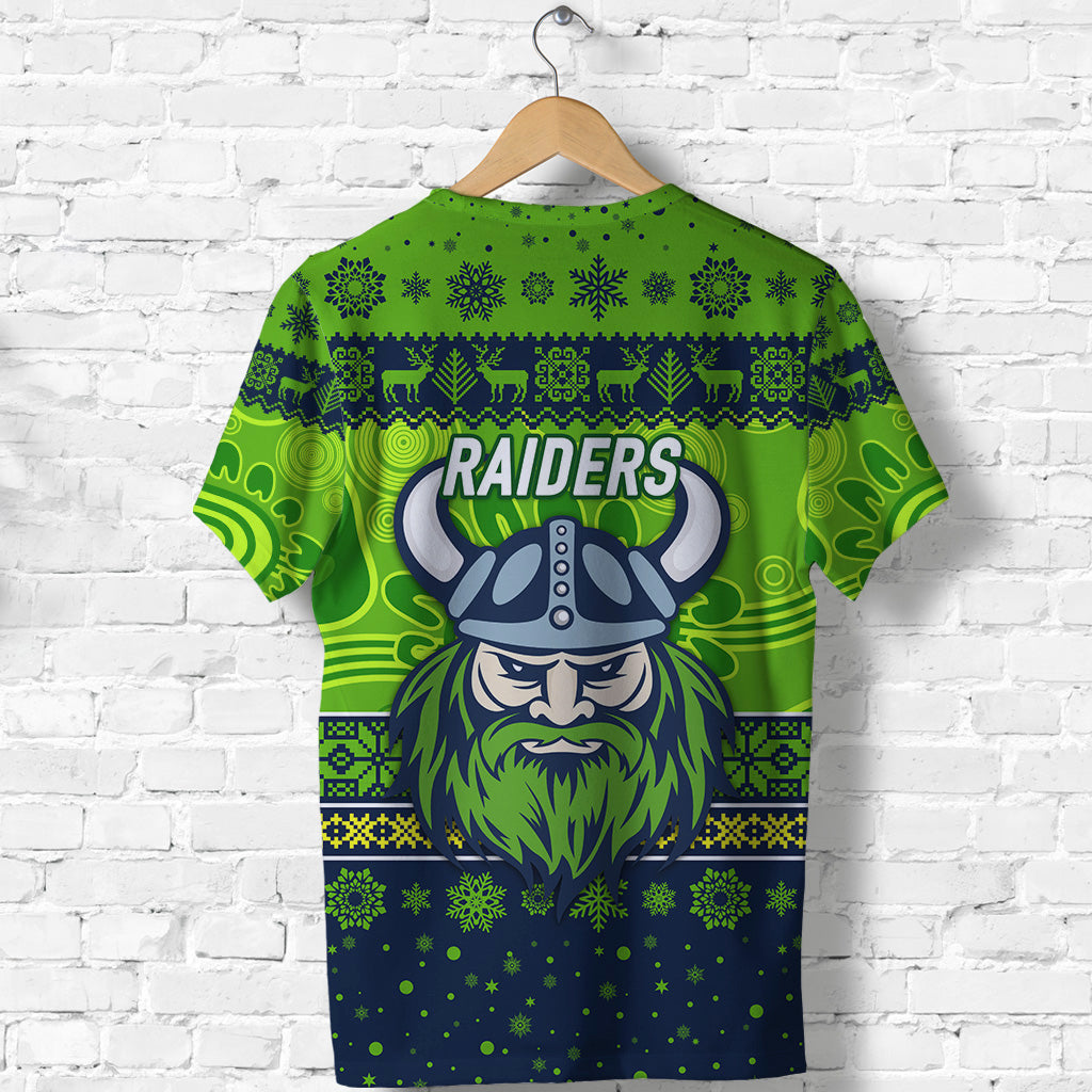 canberra-raiders-t-shirt-christmas-simple-style-navy-green