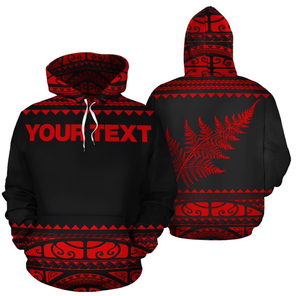 new-zealand-maori-hoodie-aotearoa-silver-fern-pullover-hoodie-red-customized
