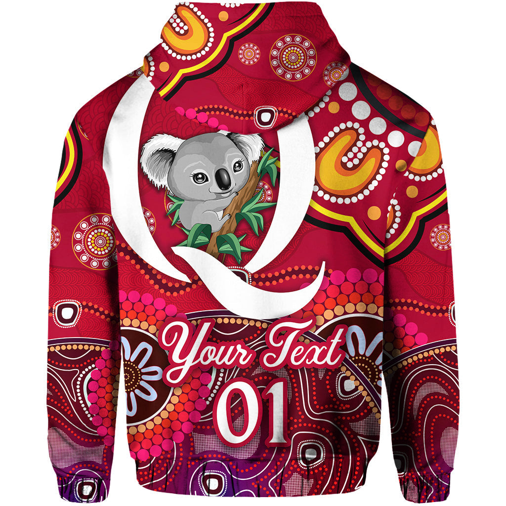 custom-personalised-queensland-reds-aboriginal-hoodie-koala-indigenous-vibes