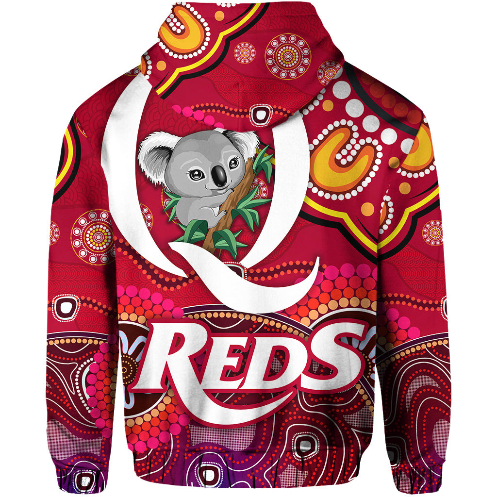 queensland-reds-aboriginal-zip-hoodie-koala-indigenous-vibes