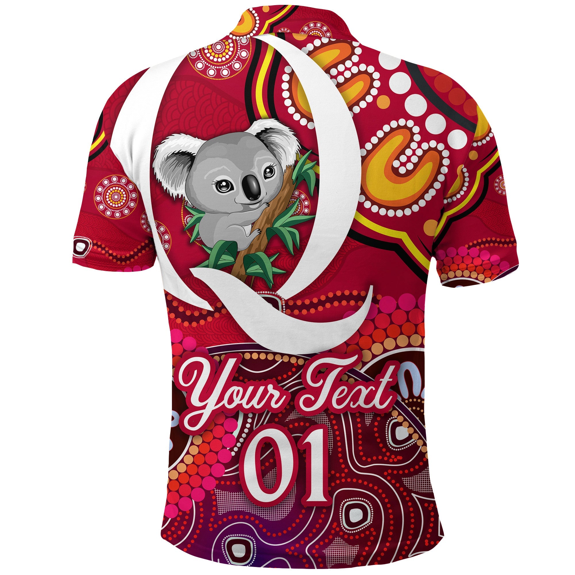 custom-personalised-queensland-reds-aboriginal-polo-shirt-koala-indigenous-vibes
