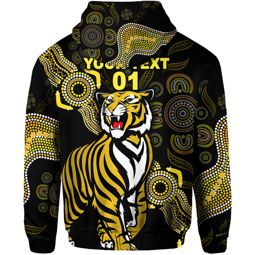 custom-personalised-richmond-tigers-hoodie-simple-indigenous-custom-text-and-number
