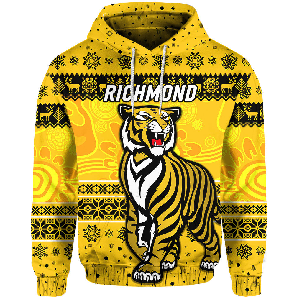 richmond-tigers-hoodie-christmas-simple-style-yellow