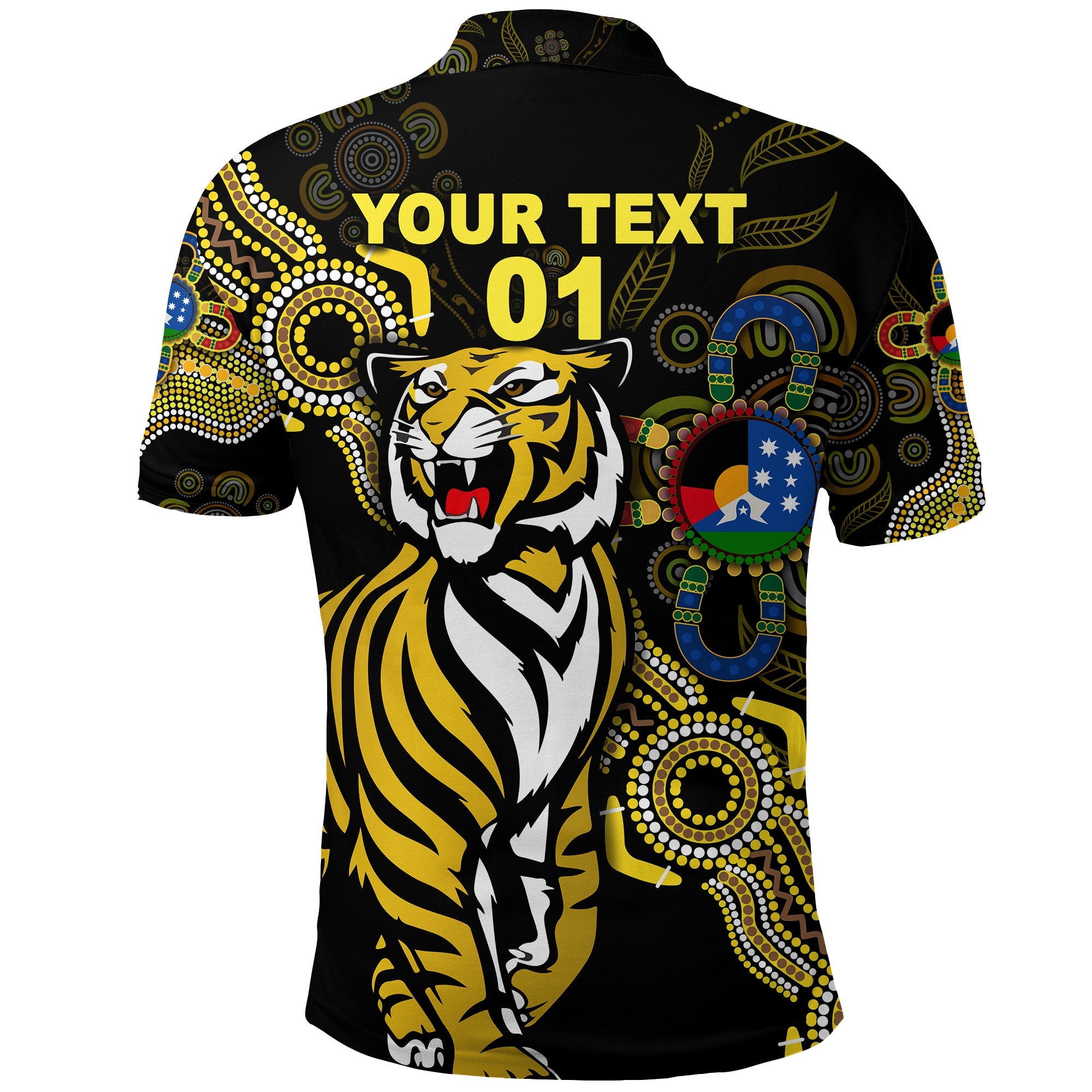 custom-personalised-richmond-tigers-polo-shirt-naidoc-heal-country-heal-our-nation-indigenous-vibes-custom-text-and-number