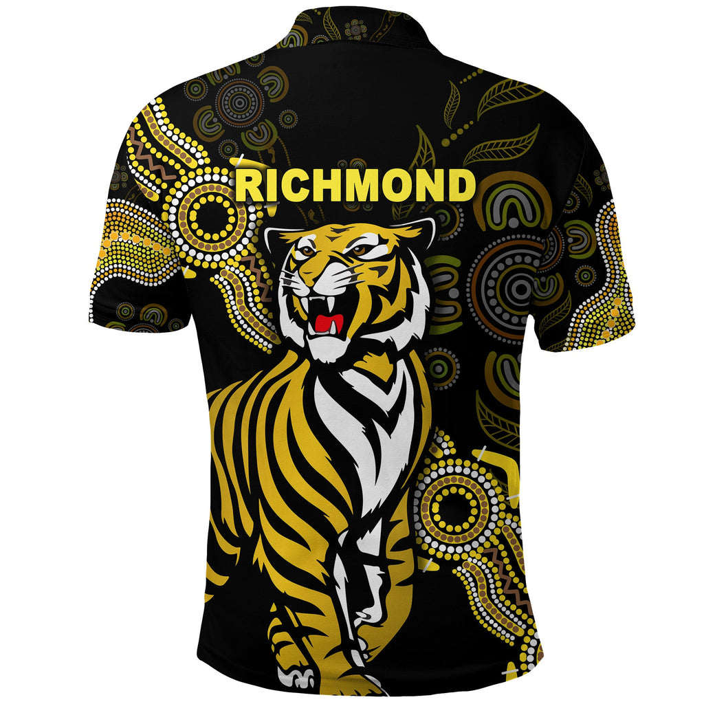 custom-personalised-richmond-tigers-polo-shirt-simple-indigenous