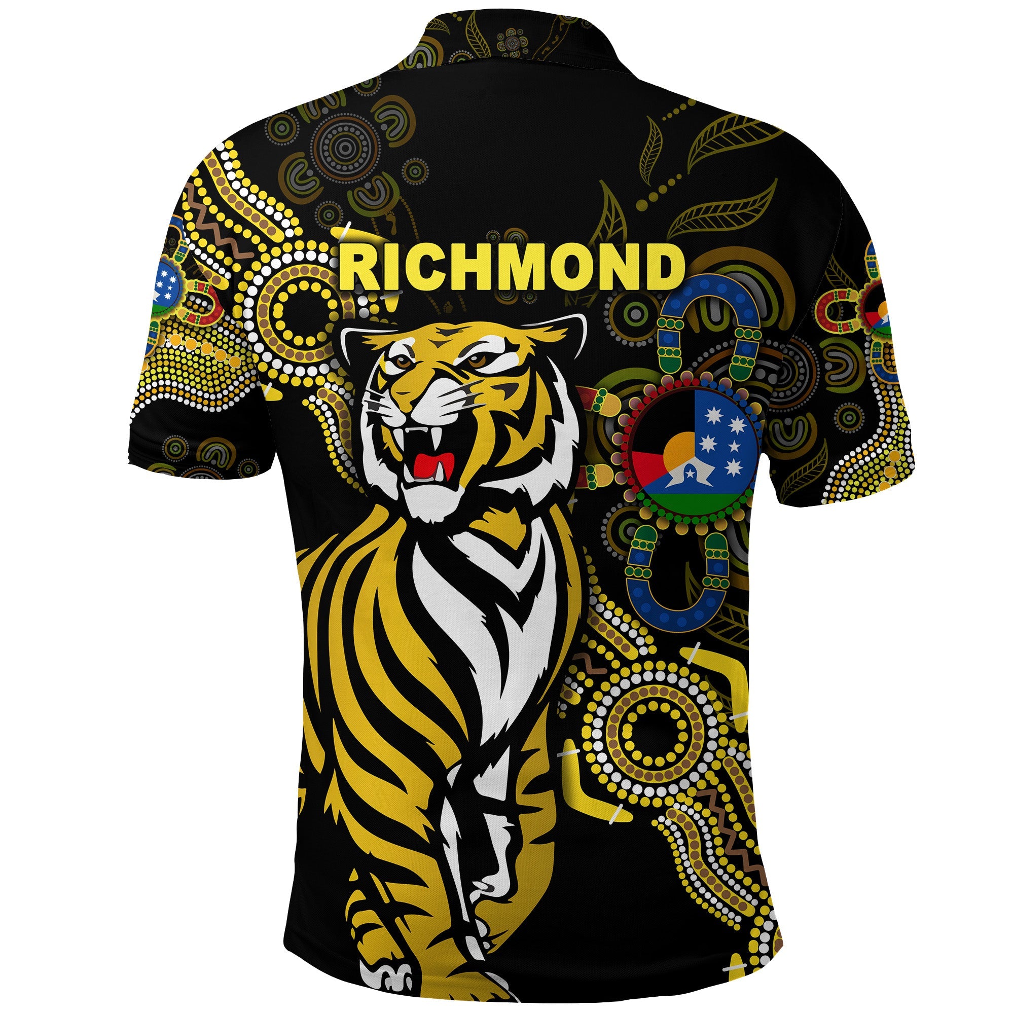 custom-personalised-richmond-tigers-polo-shirt-naidoc-heal-country-heal-our-nation-indigenous-vibes
