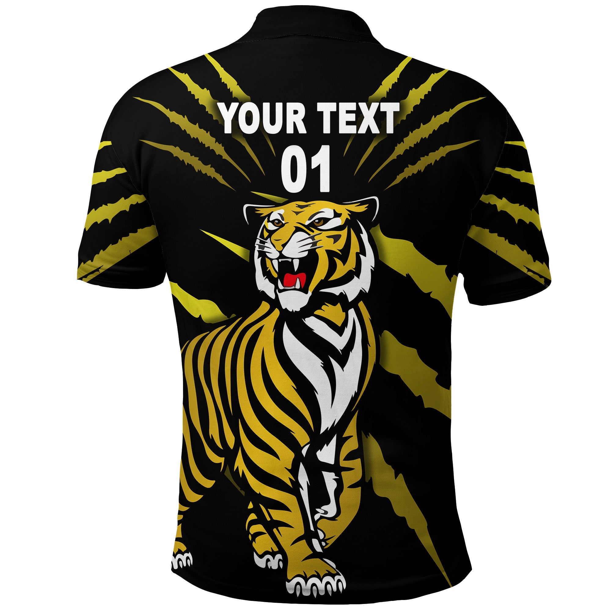 custom-personalised-richmond-tigers-polo-shirt-original-version-black-custom-text-and-number