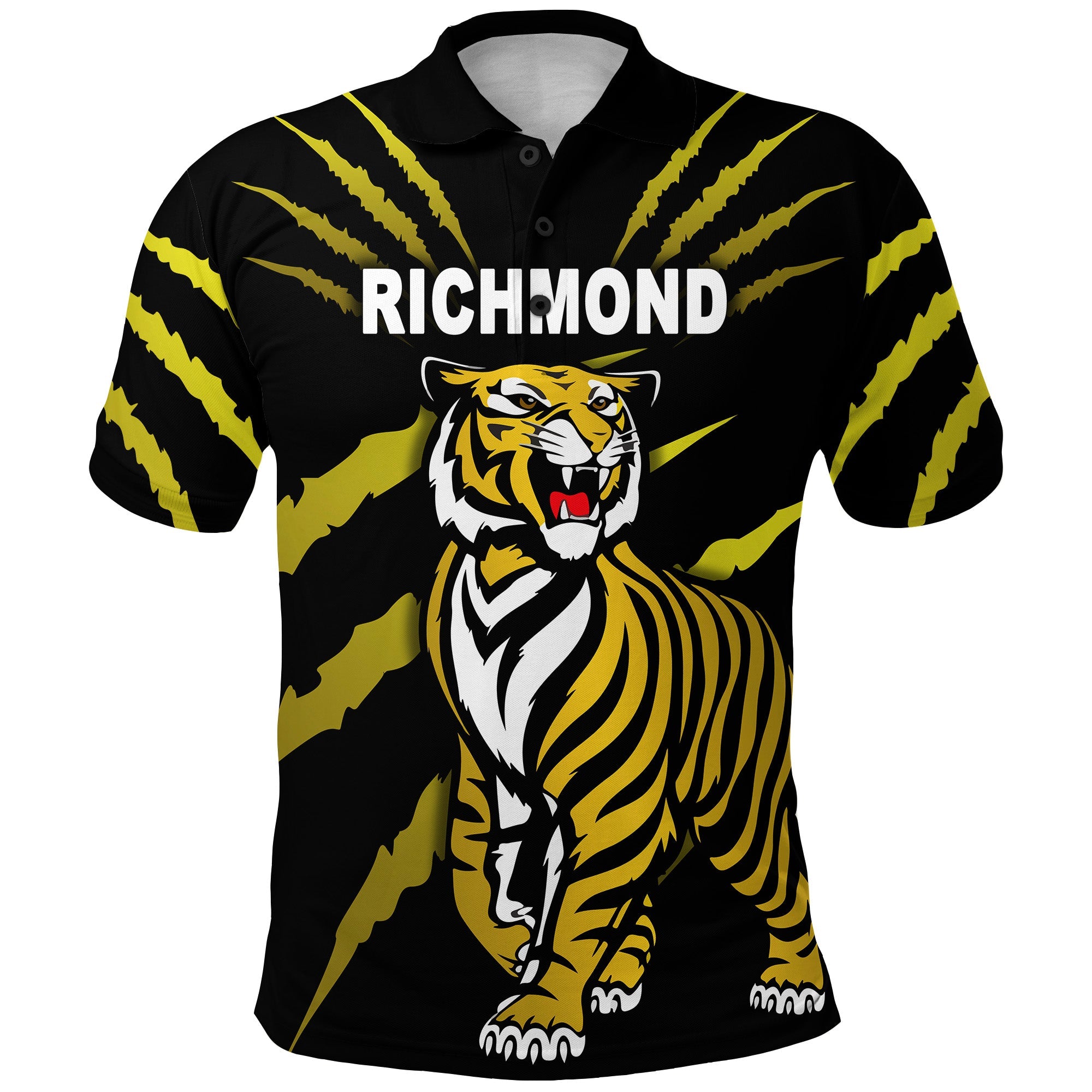 custom-personalised-richmond-tigers-polo-shirt-original-version-black-custom-text-and-number