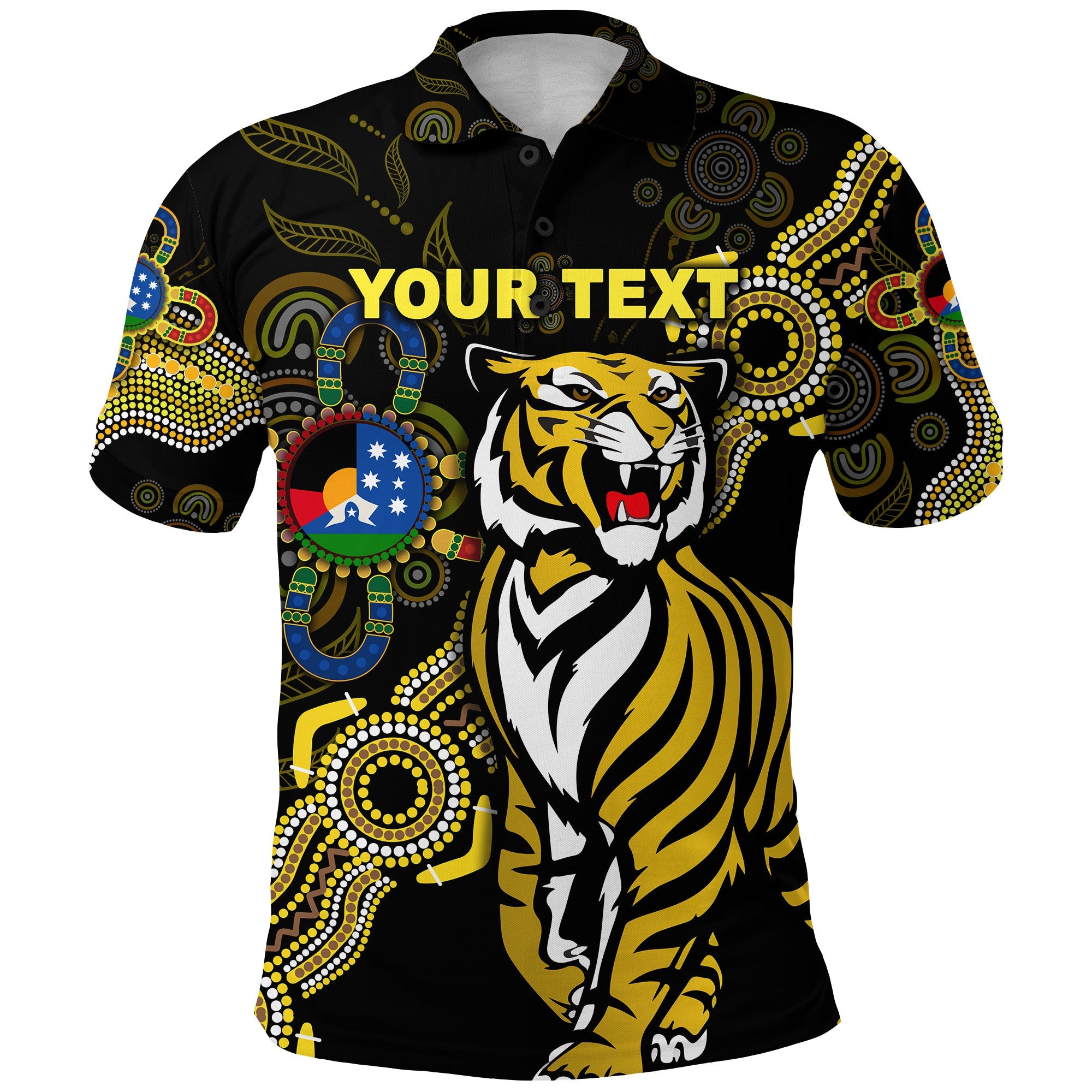 custom-personalised-richmond-tigers-polo-shirt-naidoc-heal-country-heal-our-nation-indigenous-vibes