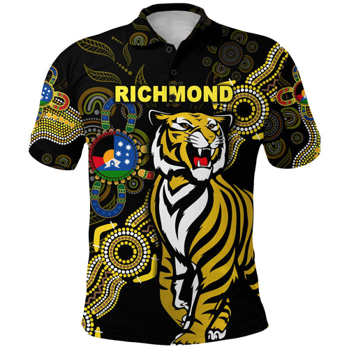 custom-personalised-richmond-tigers-polo-shirt-naidoc-heal-country-heal-our-nation-indigenous-vibes-custom-text-and-number