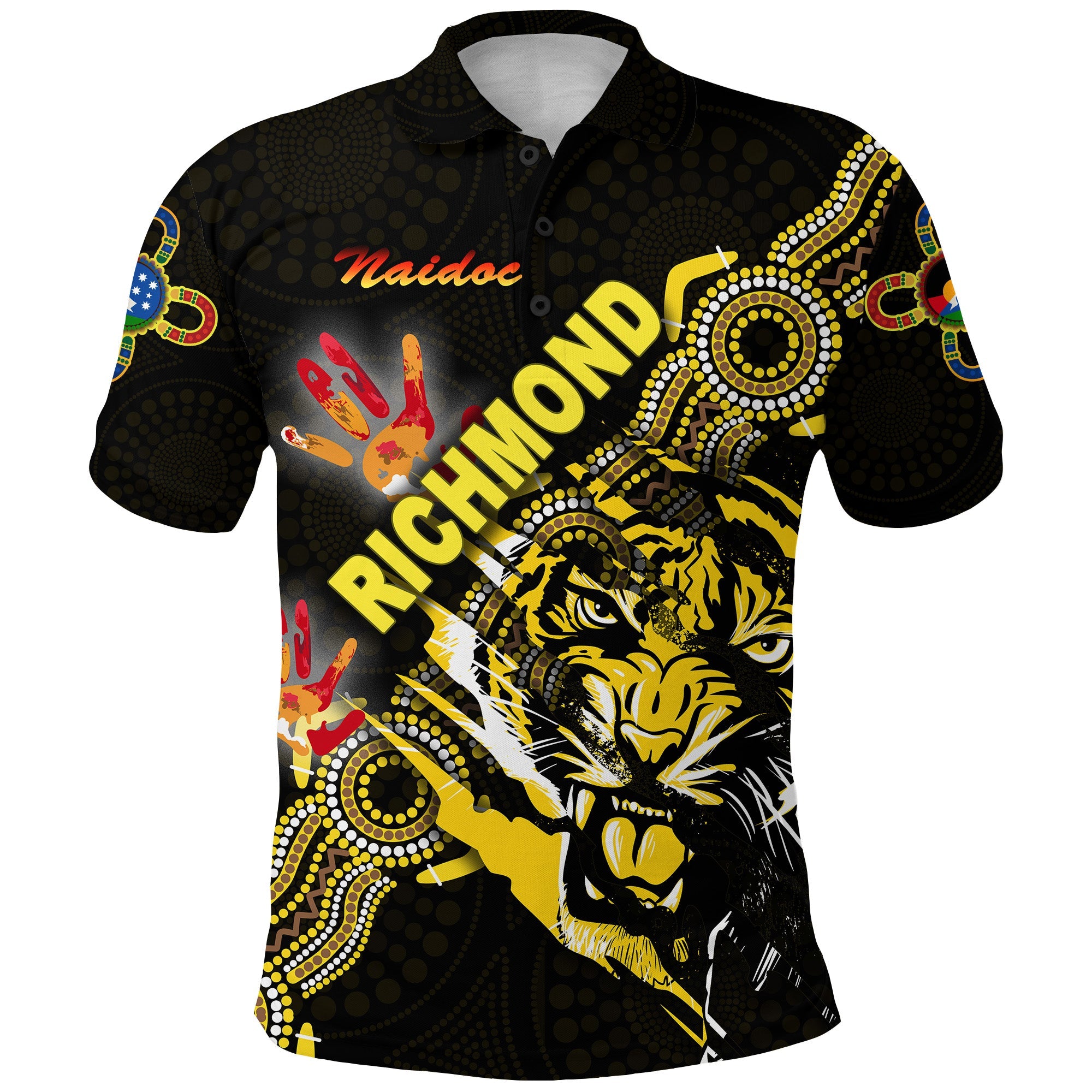 richmond-tigers-polo-shirt-naidoc-heal-country-heal-our-nation-powerful
