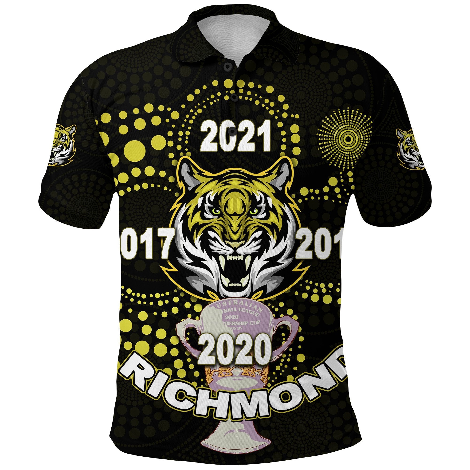 combo-polo-shirt-and-men-short-richmond-premier-legendary-tigers-indigenous