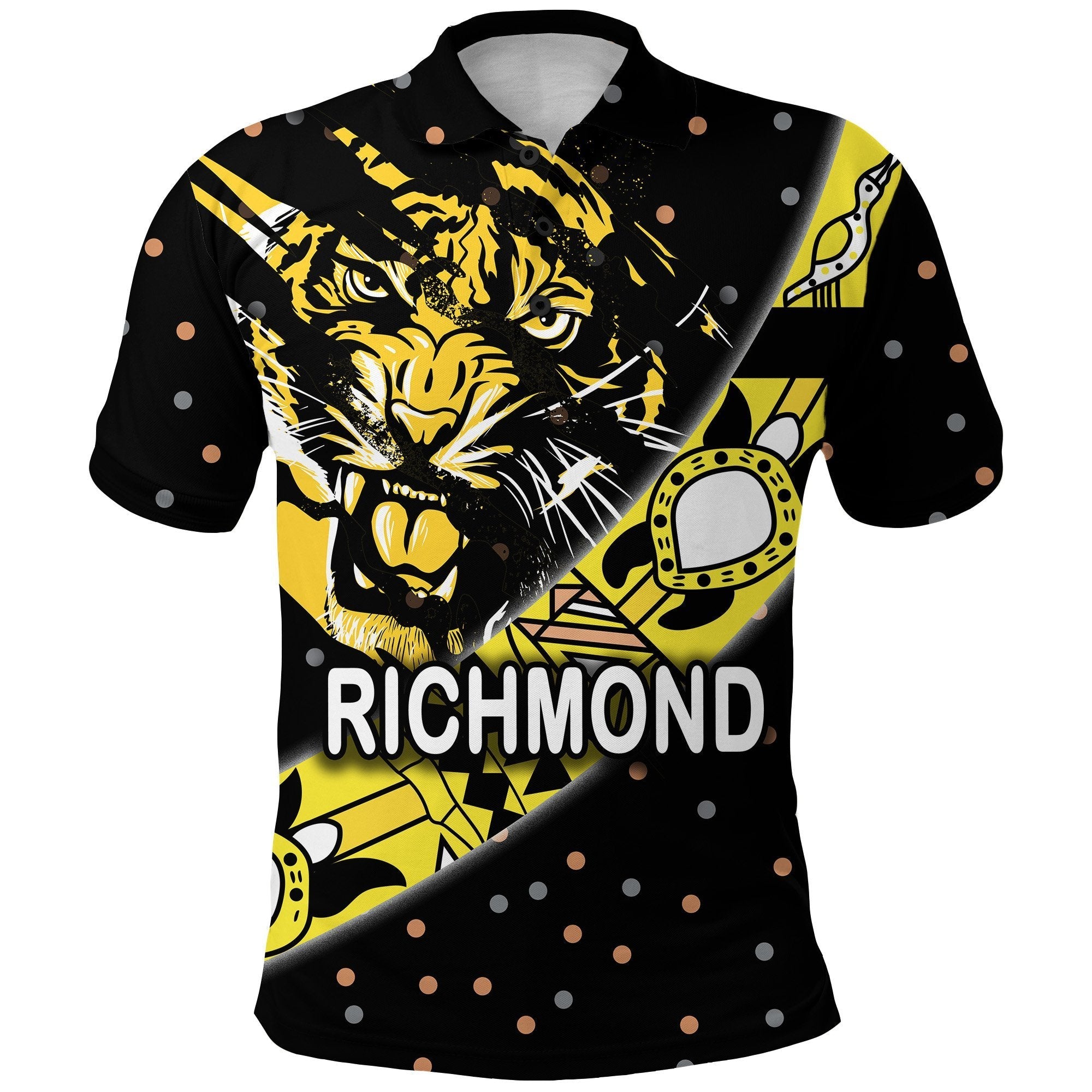 combo-polo-shirt-and-men-short-richmond-tigers-dotted