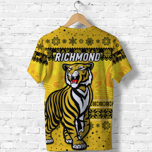 richmond-tigers-t-shirt-christmas-simple-style-yellow