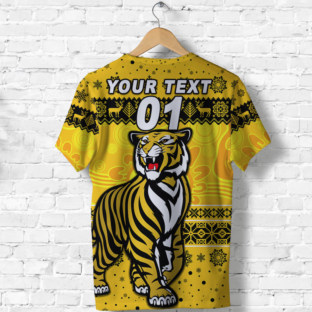 custom-personalised-richmond-tigers-t-shirt-christmas-simple-style-yellow