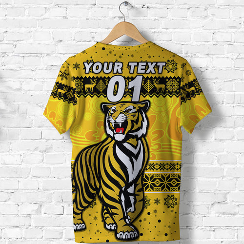 custom-personalised-richmond-tigers-t-shirt-christmas-simple-style-yellow