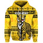 richmond-tigers-zip-hoodie-christmas-simple-style-yellow
