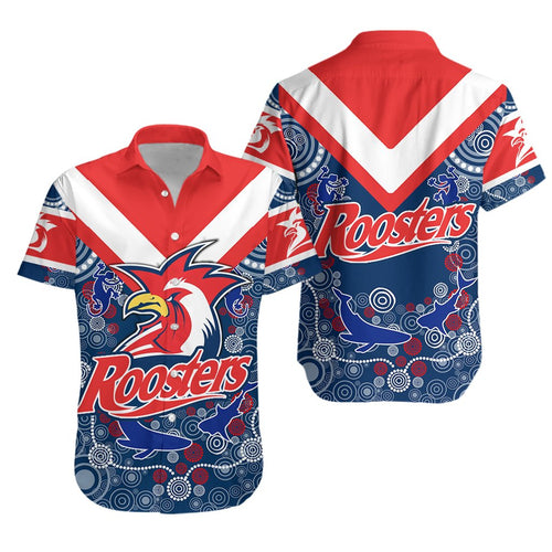 australia-roosters-hawaiian-shirt-indigenous