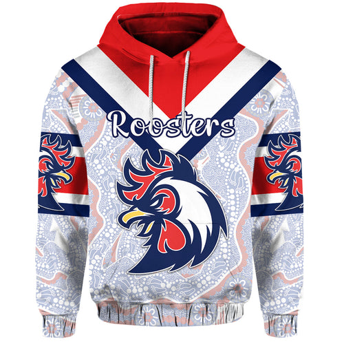 custom-personalised-ti-tree-roosters-hoodie-2021-indigenous-vibes-white-custom-text-and-number
