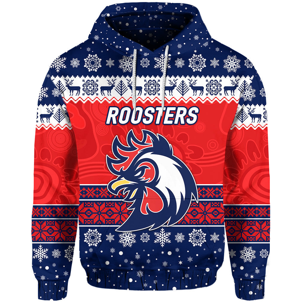 custom-personalised-sydney-roosters-hoodie-christmas-simple-style-blue