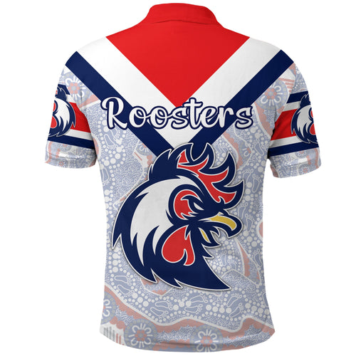 custom-personalised-ti-tree-roosters-polo-shirt-2021-indigenous-vibes-white
