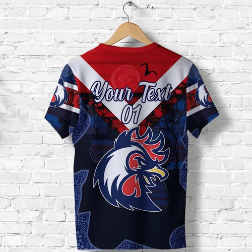 custom-personalised-ti-tree-roosters-t-shirt-2021-indigenous-vibes-blue-custom-text-and-number