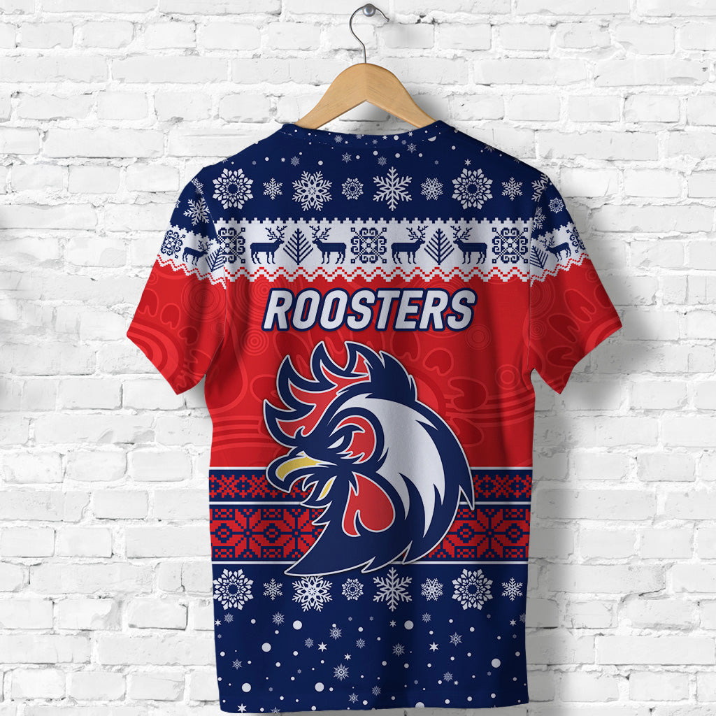 sydney-roosters-t-shirt-christmas-simple-style-blue