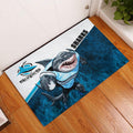 nrl-door-mat-sharks-fire-style