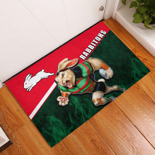 nrl-door-mat-rabbitohs-fire-style