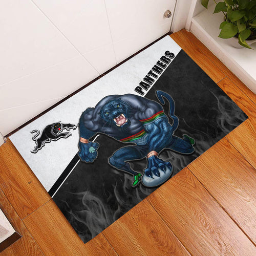 nrl-door-mat-panthers-fire-style