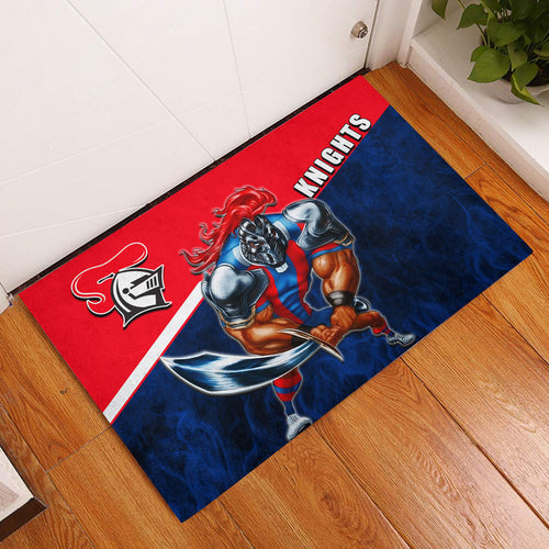nrl-door-mat-knights-fire-style