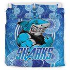 sharks-rugby-bedding-set-custom-sutherland-sharks-bedding-set