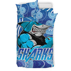 sharks-rugby-bedding-set-custom-sutherland-sharks-bedding-set
