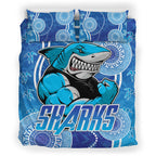 sharks-rugby-bedding-set-custom-sutherland-sharks-bedding-set