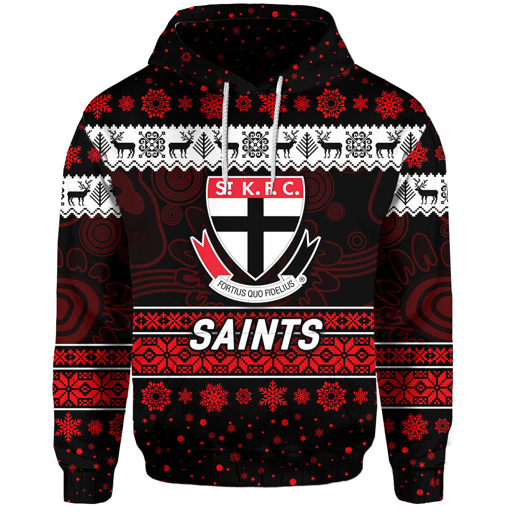custom-personalised-st-kilda-saints-hoodie-christmas-simple-style