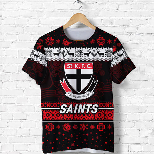 st-kilda-saints-t-shirt-christmas-simple-style