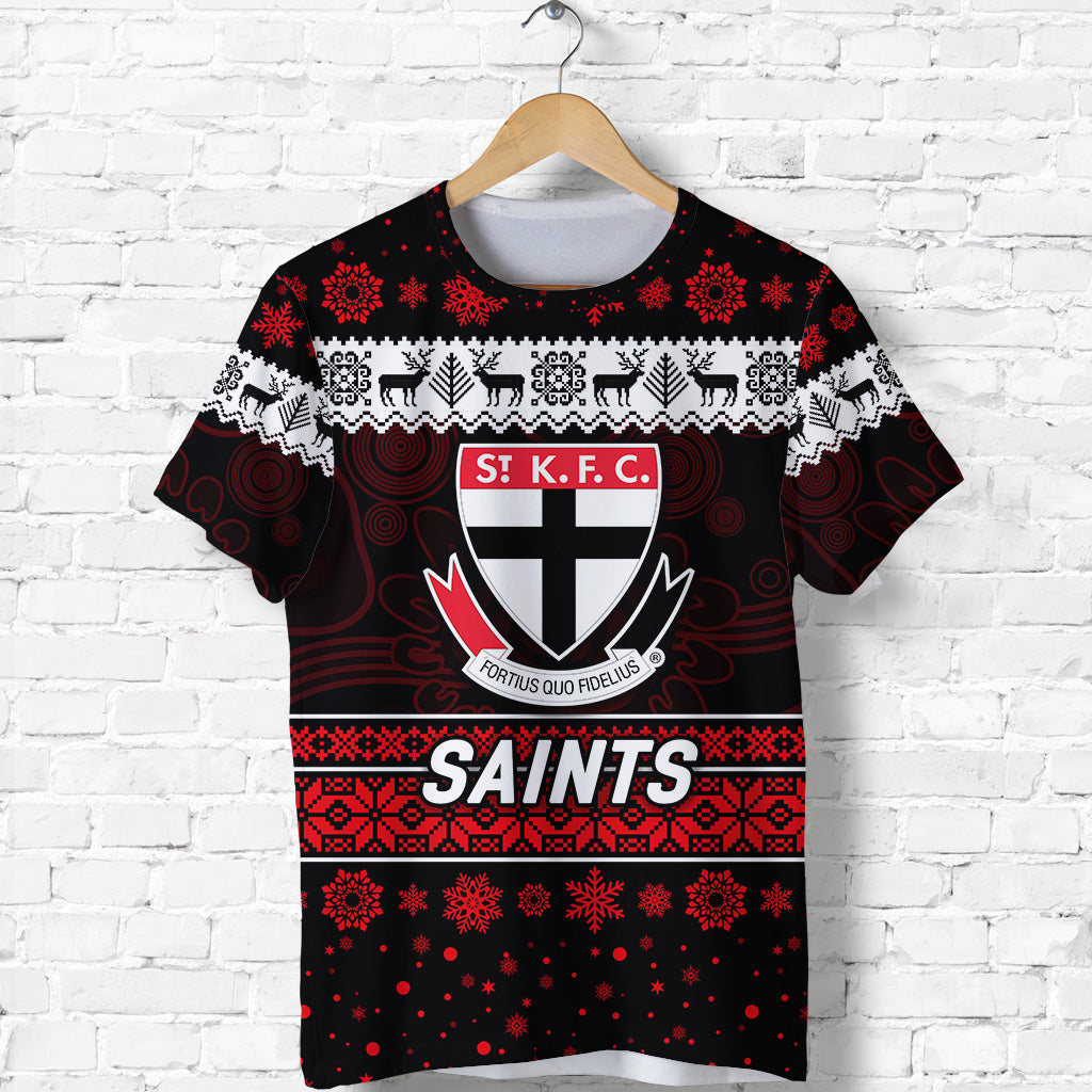 custom-personalised-st-kilda-saints-t-shirt-christmas-simple-style