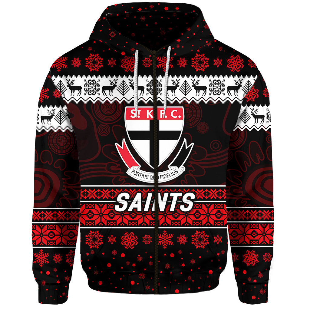 st-kilda-saints-zip-hoodie-christmas-simple-style