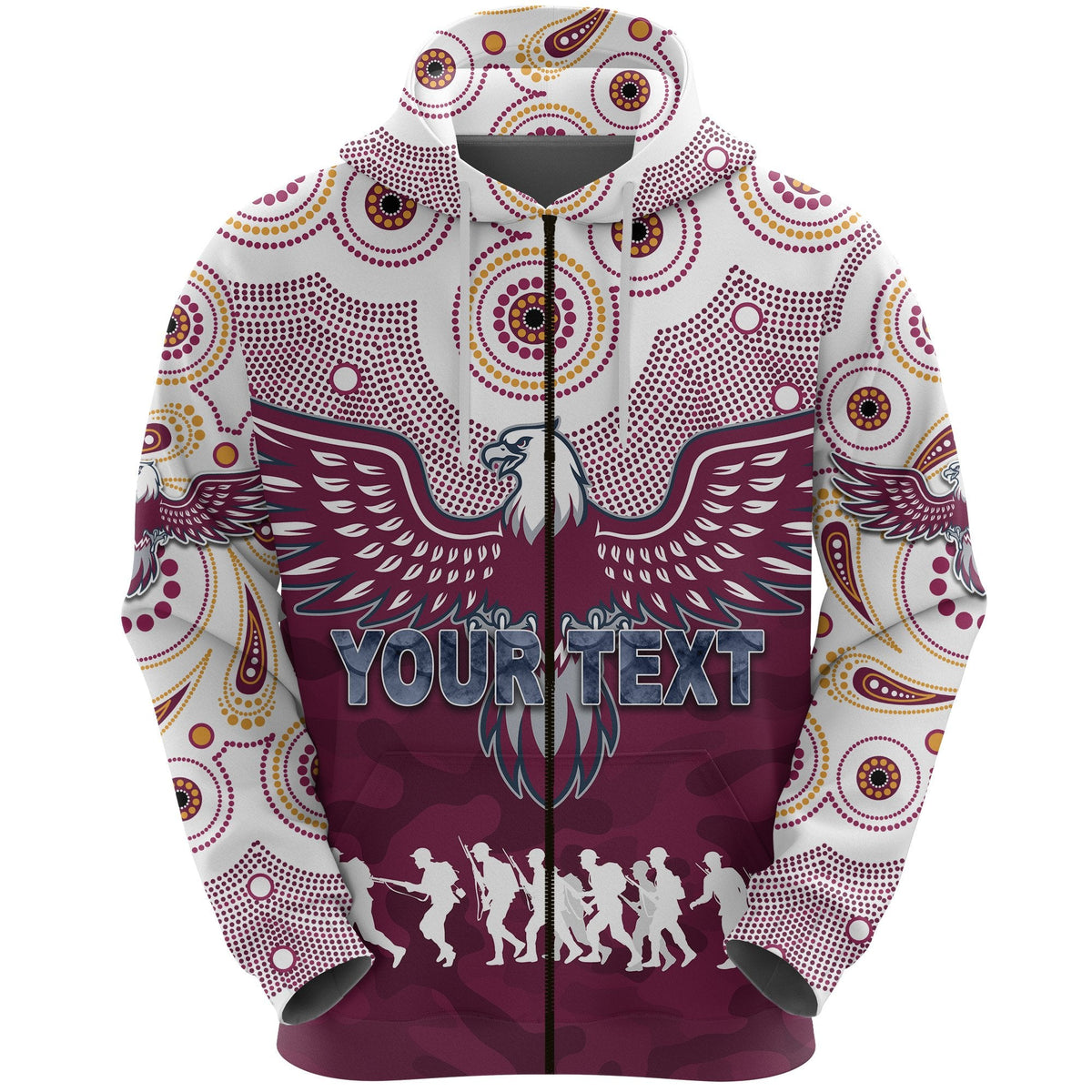 custom-personalised-manly-warringah-zip-hoodie-sea-eagles-anzac-day-indigenous