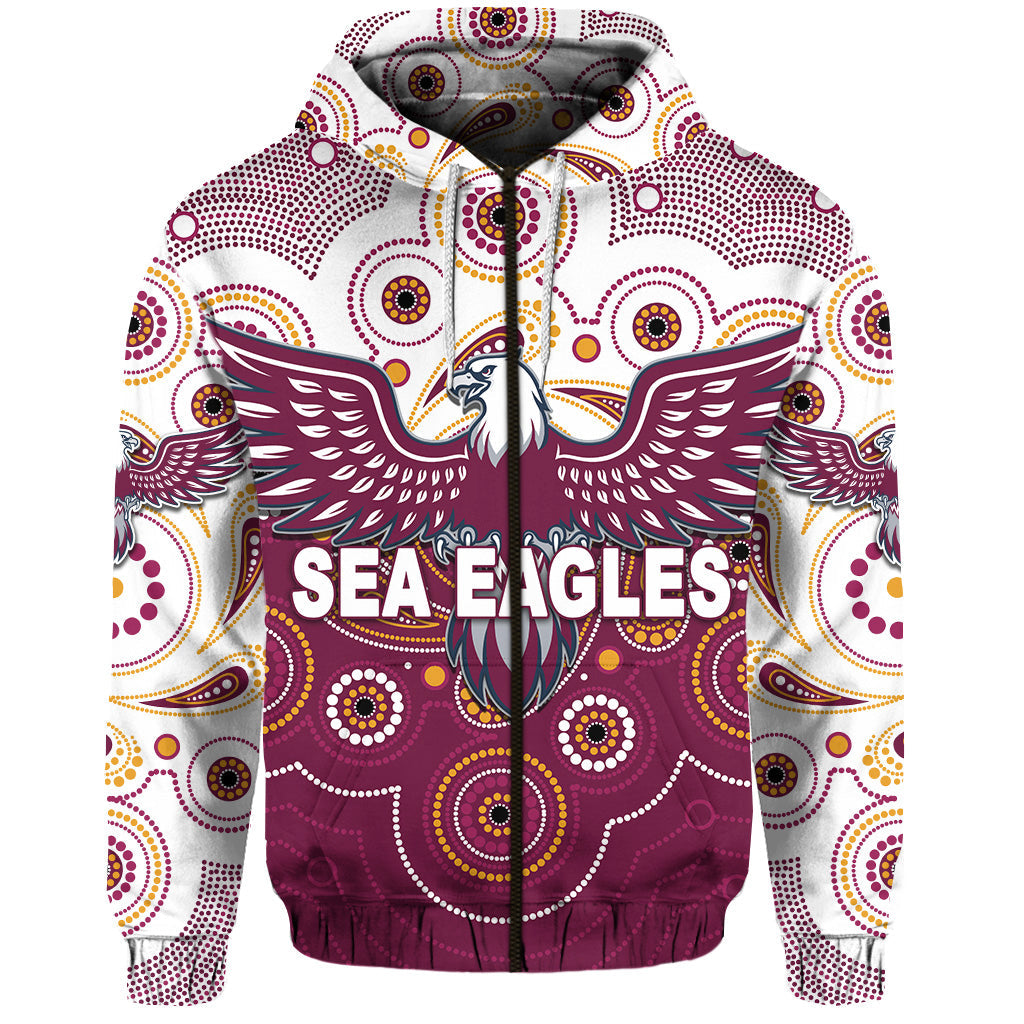 custom-personalised-manly-warringah-sea-eagles-zip-hoodie-2021-indigenous-vibes-custom-text-and-number