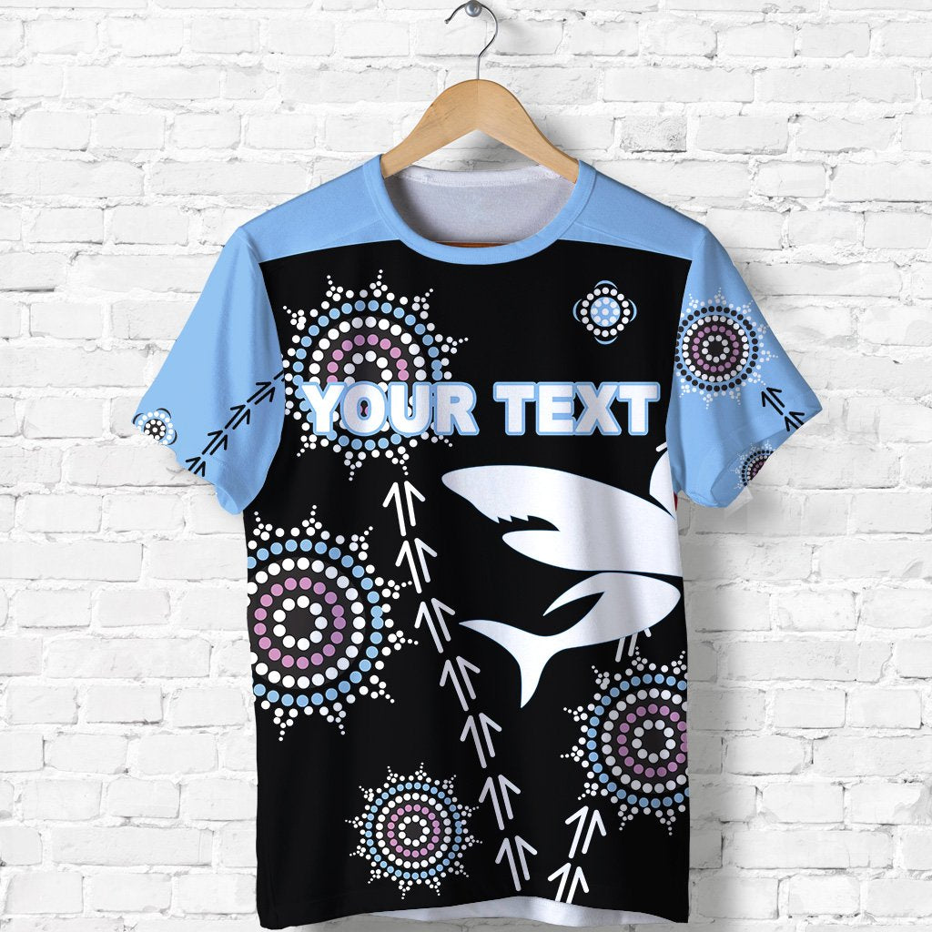 custom-personalised-cronulla-t-shirt-sharks-simple-indigenous-black