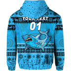 custom-personalised-cronulla-sutherland-sharks-hoodie-christmas-simple-style-blue