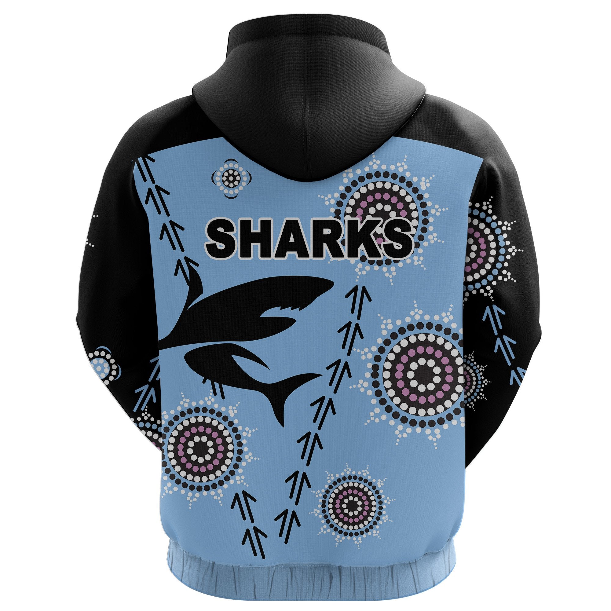 custom-personalised-cronulla-zip-hoodie-sharks-simple-indigenous-blue