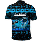 cronulla-sutherland-sharks-polo-shirt-christmas-simple-style-black